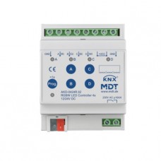 RGBW LED Controller, MDRC device, 4/8A, 4SU, for 12/24V RGBW LED